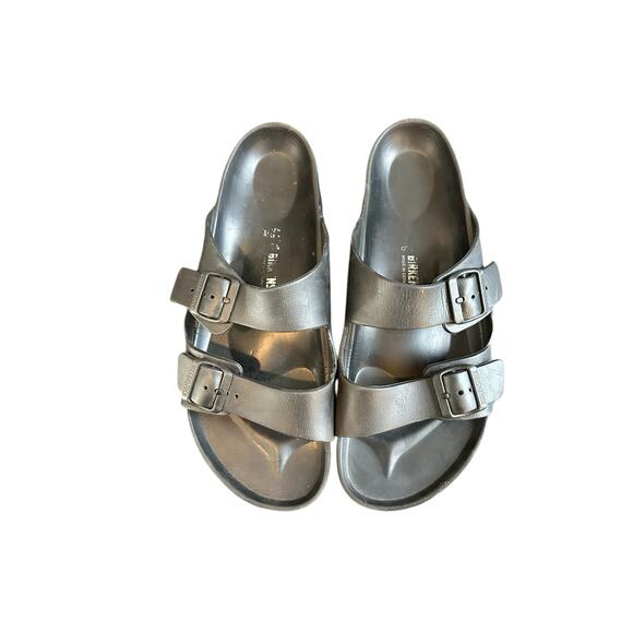 Birkenstock Men's Black EVA Arizona Essentials Slip On Sandals Size 13 - 13 1/2 - Picture 1 of 9